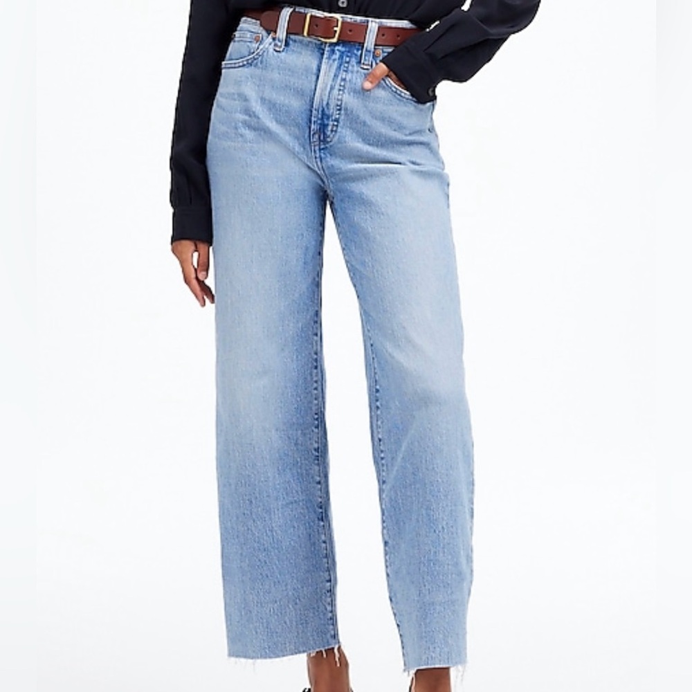 Madewell perfect vintage wide leg crop Altoona wash size 29